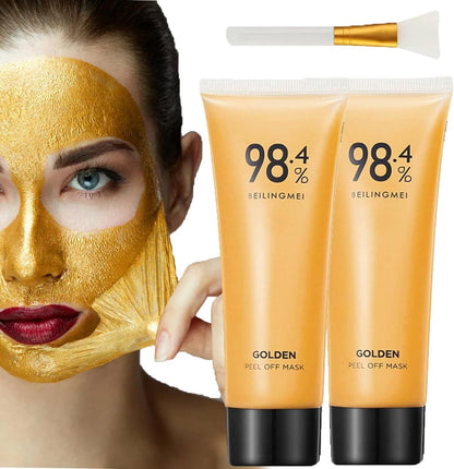 Premuim-Original Gold Peel off Mask (Buy 1 Get One 1 Free)