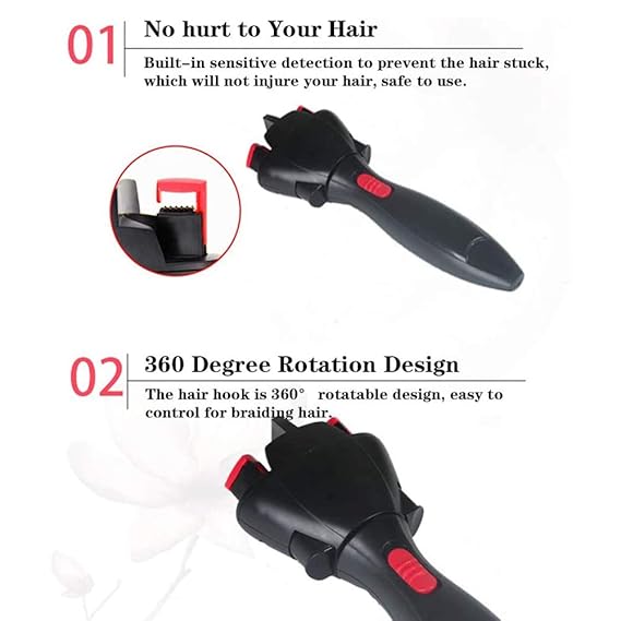 Advanced/Professional Multi-Function Electric Hair Braider and Styler