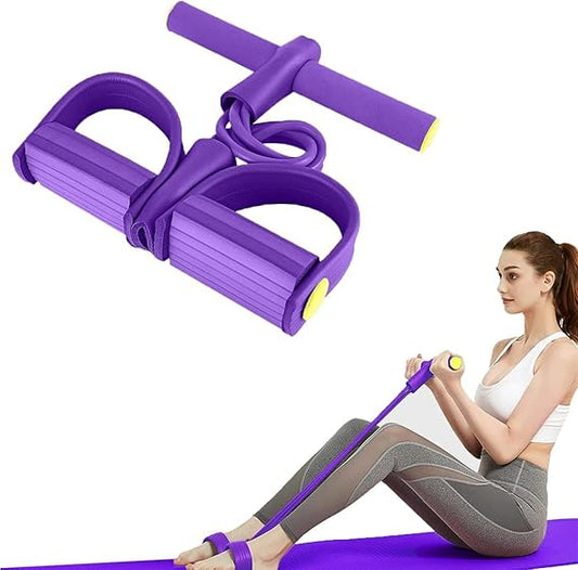 ANCHEER Original Ultra Reliable (Highest Quality) Yoga Pedal Puller Resistance Band Fitness Equipment (Men/Women)